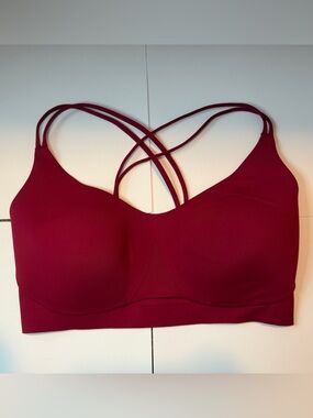 VSX Burgundy Seamless Strappy Bralette